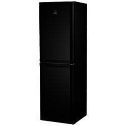 Indesit CAA55K Fridge Freezer, A+ Rated, 54.5cm Wide, Black